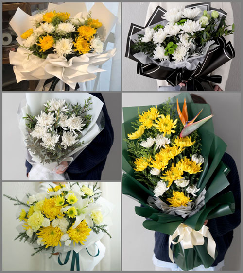 北京门头沟区龙泉镇西前街社区白事花束代送